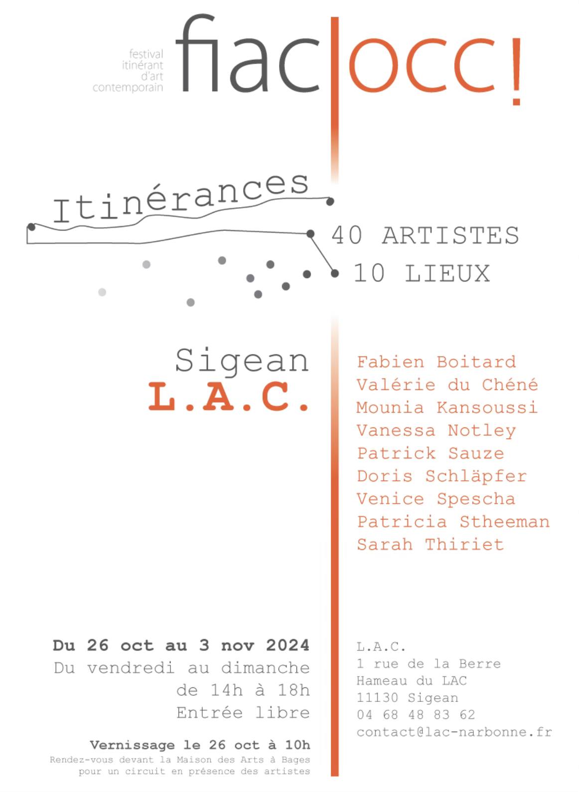 Affiche FIAC OCC L.AC