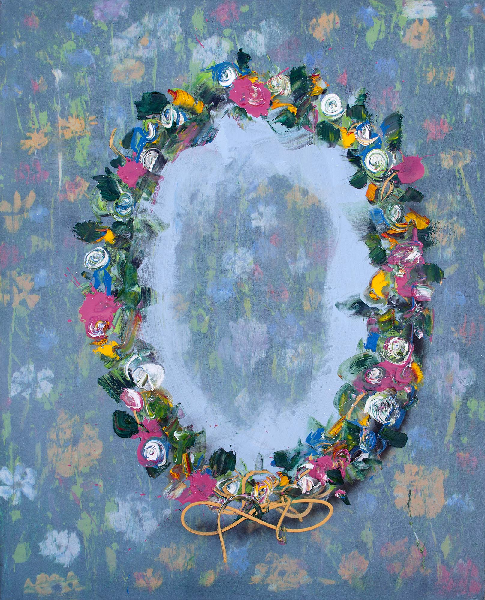 La gerbe_2015_huilesurtoile_132x106cm