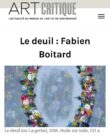 Le deuil Fabien Boitard. Les objets de l'art